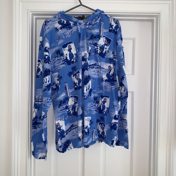 Polo Ralph Lauren Other - Polo Ralph Lauren Hawaii blue hoodie men large